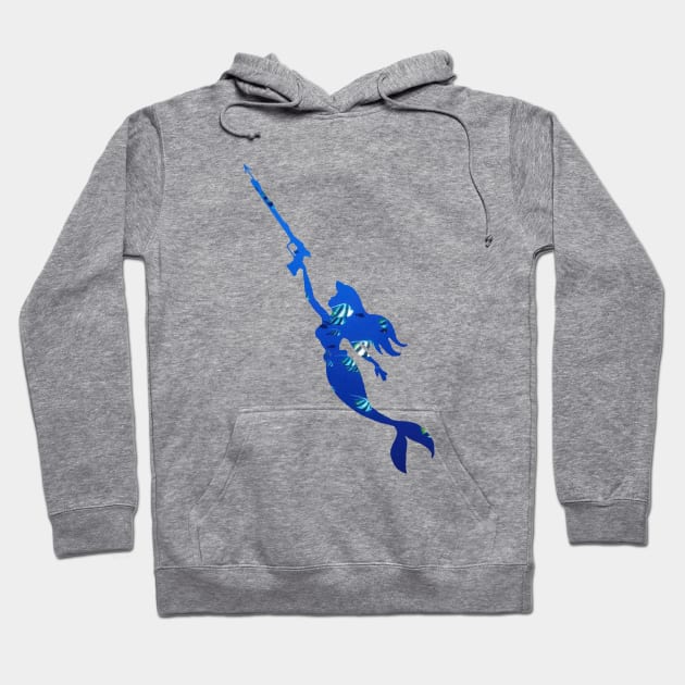 MERMAID SPEARFISHING Hoodie by Cult Classics